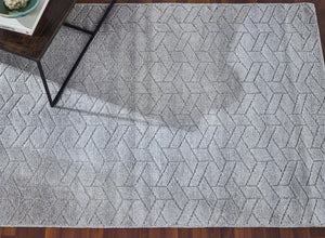 Ikari Handwoven Woolen Rug by Houmn