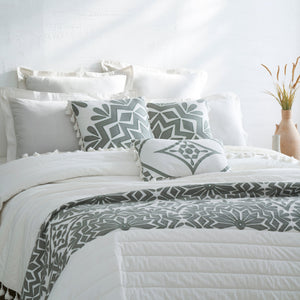 Lionfish Embroidered Bedding Set (4 pcs) by Houmn