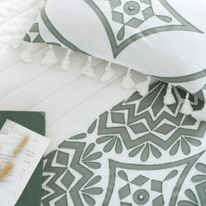Lionfish Embroidered Bedding Set (4 pcs) by Houmn