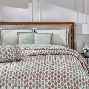 Aradhya Block Print Cotton Dohar - Home Artisan