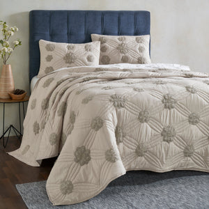 Hemera Embroidered Bedding Set (3 pcs) - Home Artisan
