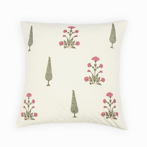 Shrub Block Printed Cushion Cover - Home Artisan