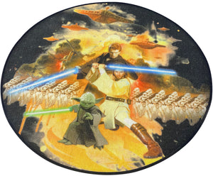 Yoda Woven Carpet (3.3x3.3) By Qaaleen - Home Artisan