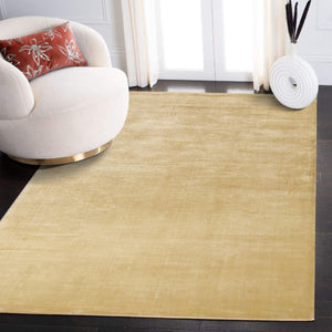 Golden Radiance Hand Made Carpet (6x9) By Qaaleen
