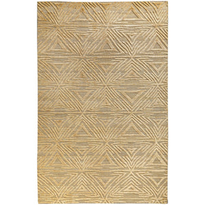 The Honey Gold Hand Loom Carpet (5x8) By Qaaleen - Home Artisan