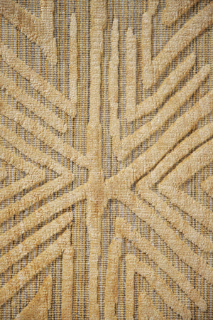 The Honey Gold Hand Loom Carpet (5x8) By Qaaleen - Home Artisan