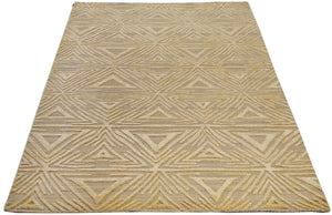 The Honey Gold Hand Loom Carpet (5x8) By Qaaleen - Home Artisan