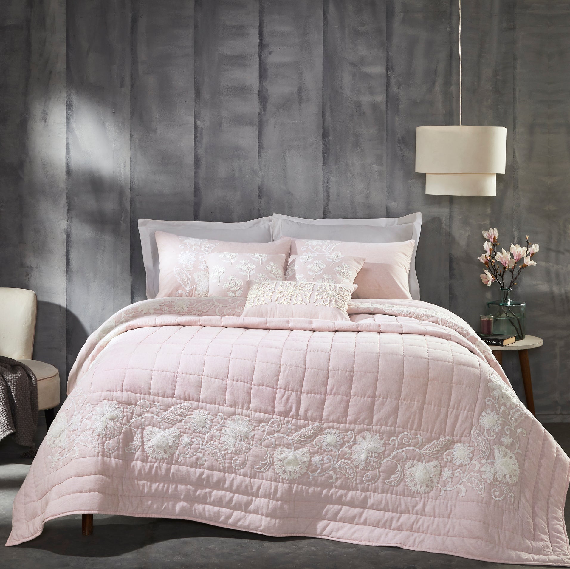Cradle Embroidered Bedding Set (6 pcs) - Home Artisan