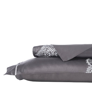 Fiddle Embroidered Bedding Set (6 pcs) by Houmn