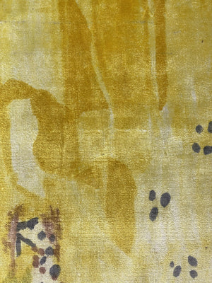 Yellow Blossom Hand Loom Carpet (8x10) By Qaaleen - Home Artisan