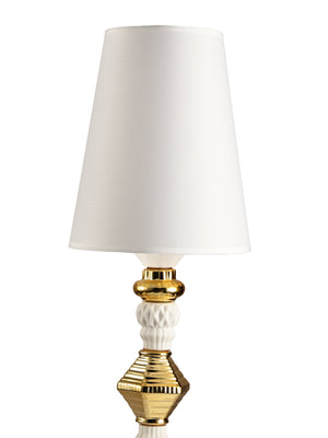 Eldoris White and Gold Table Lamp - Home Artisan