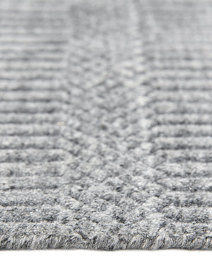 Seam Handwoven Cut Pile Rug by Houmn