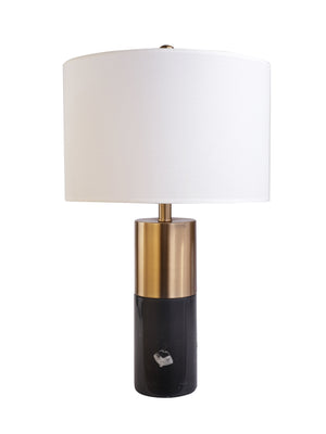 Wiles Black Marble Table Lamp