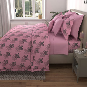 Msc Twins Star Egyptian Cotton Duvet Cover Set (3 Pcs) by By Adab - Home Artisan