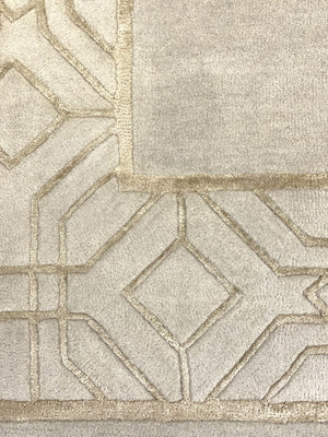 On The Edge Hand Tufted Carpet (6x7) By Qaaleen - Home Artisan