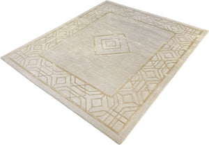 On The Edge Hand Tufted Carpet (6x7) By Qaaleen - Home Artisan