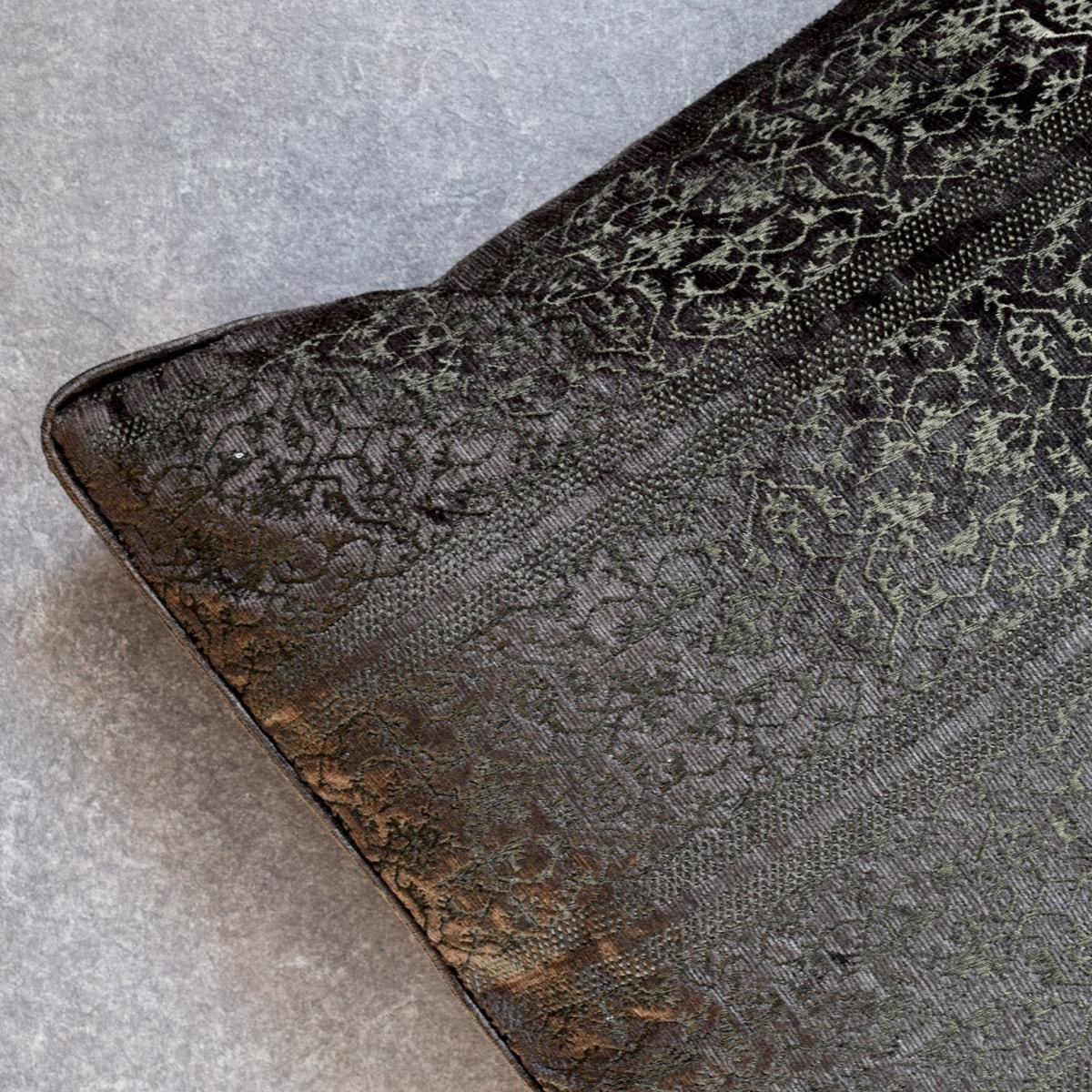 Ara Green Embroidered Cushion Cover by Valaya Home for Tapestry