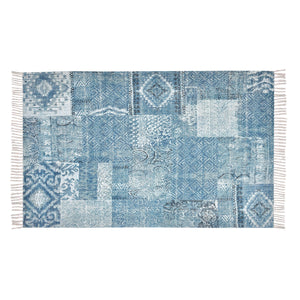 Uplift Indigo & Blue Dhurrie by Houmn