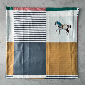 Elliot Equestrian Print Cotton Bed Sheet