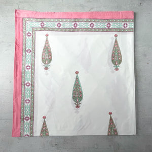 Aiza Floral Pattern Hand Block Print Bed Sheet