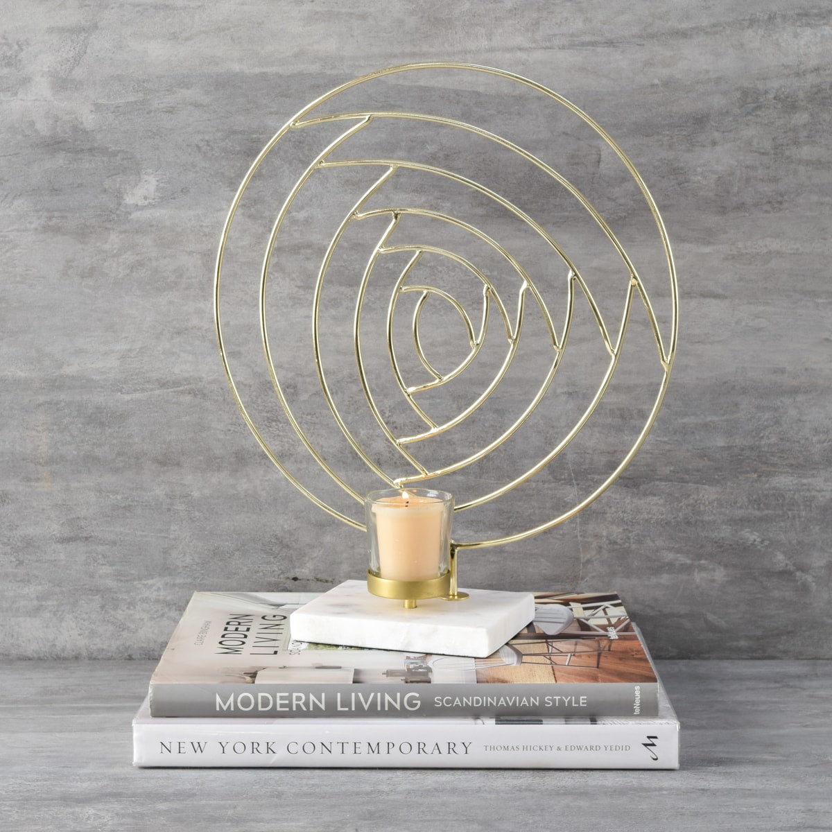 Coron Circular Shaped Candle Holder - Home Artisan