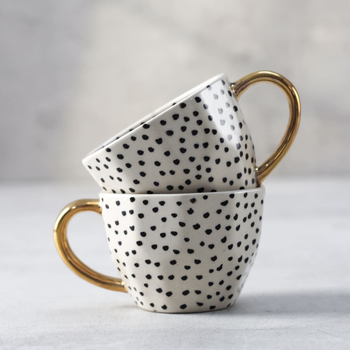 Polka Dot Mug Gold