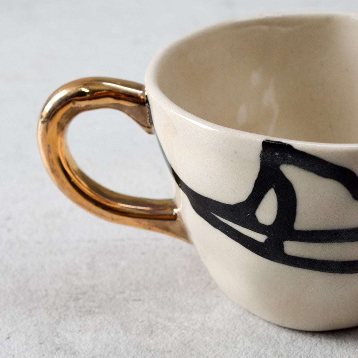 Catalina Brushstrokes Handmade Ceramic Cup