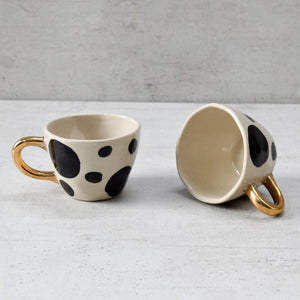 Monique Spotted Handmade Ceramic Cup