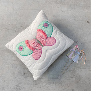 Tessa Butterfly Pillow by The Merry Maison - Home Artisan