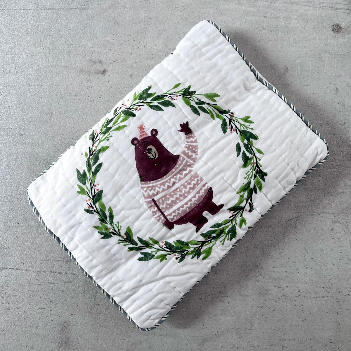 Theodore Hand Block Print Cotton Quilt Set