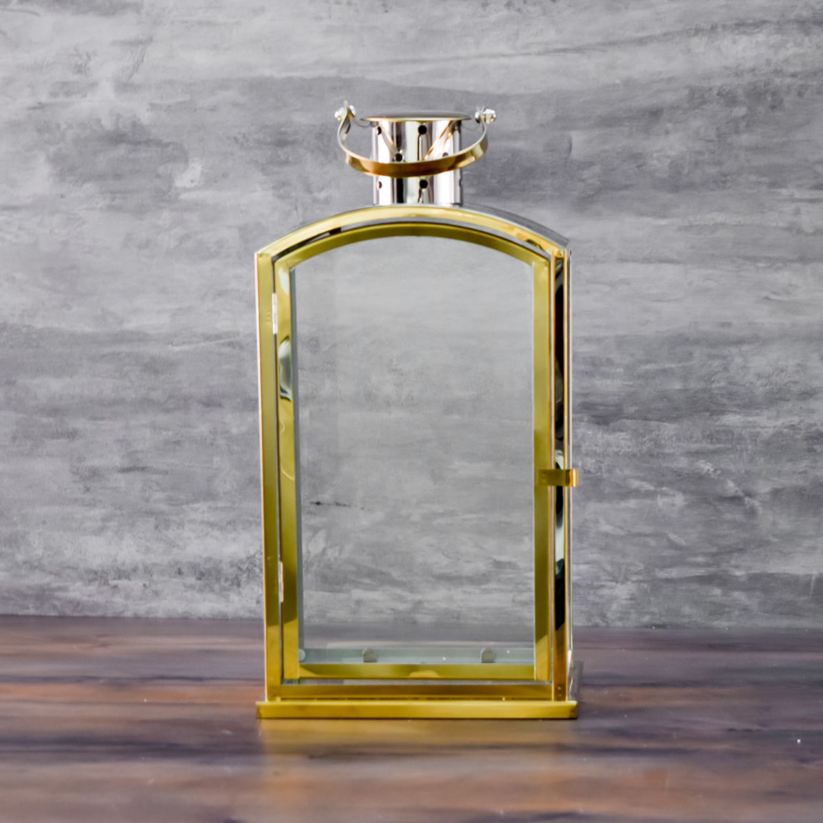 Wynston Golden Lantern - Medium - Home Artisan
