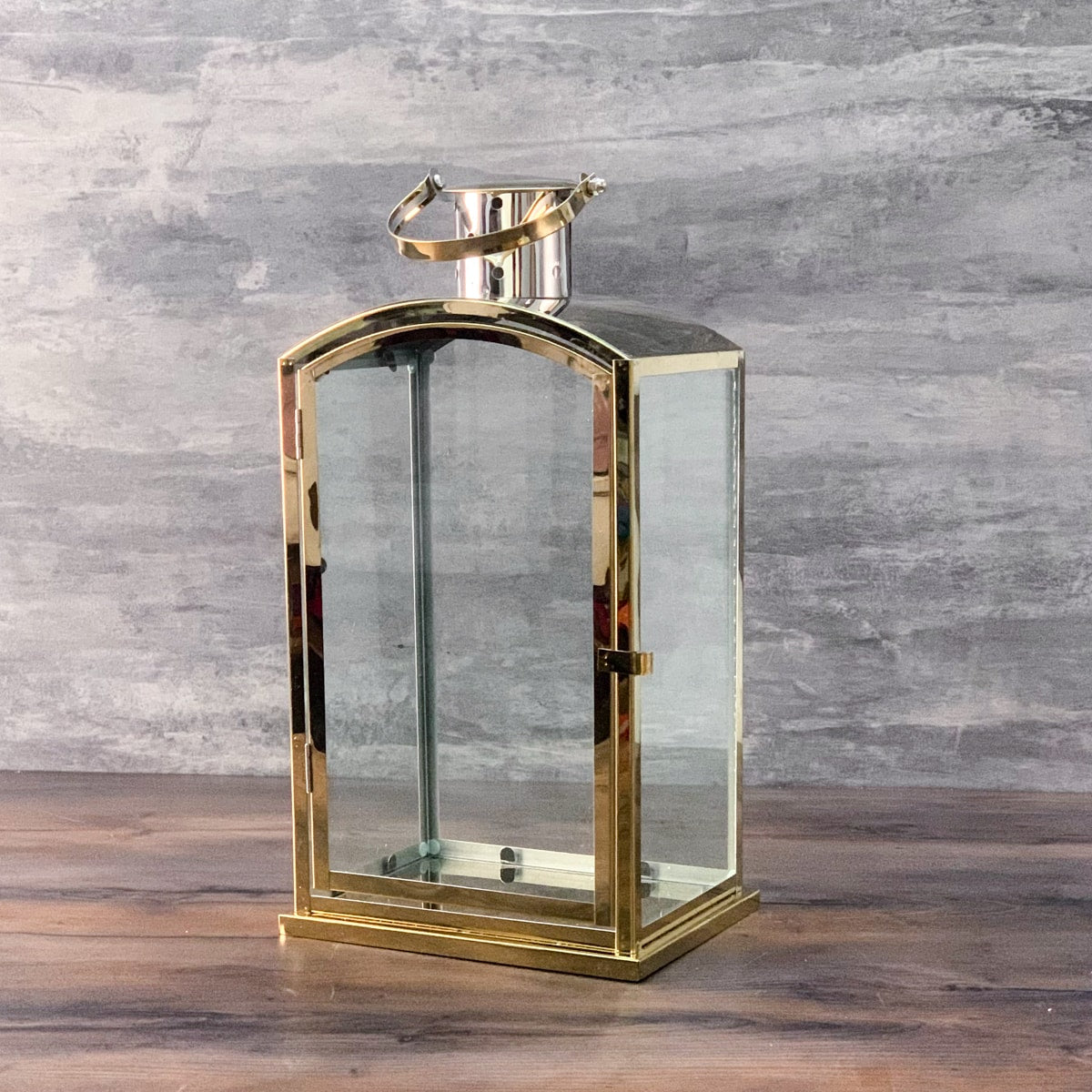 Wynston Golden Lantern - Medium - Home Artisan