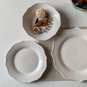 White Lotus Side Plate - Set of 4