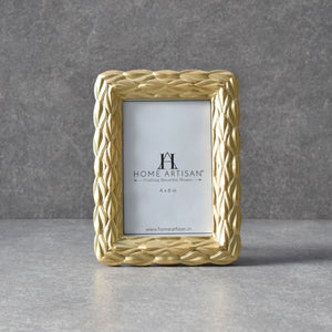 Pippa Golden Leaf Photo Frame (4x6) - Home Artisan