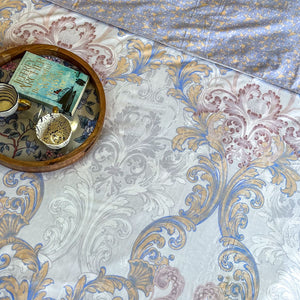 Genevieve Victorian Print Cotton Linen Duvet Cover