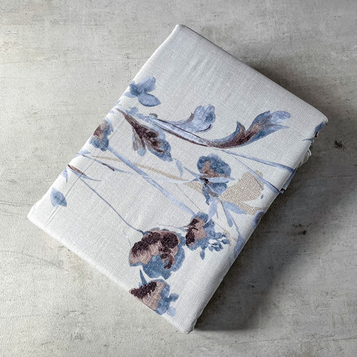 Florence Botanical Print Cotton Linen Duvet Cover - Home Artisan