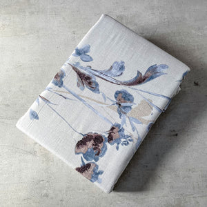 Florence Botanical Print Cotton Linen Duvet Cover - Home Artisan