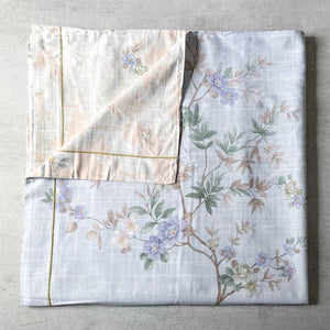 Cordelia Botanical Print Cotton Linen Duvet Cover