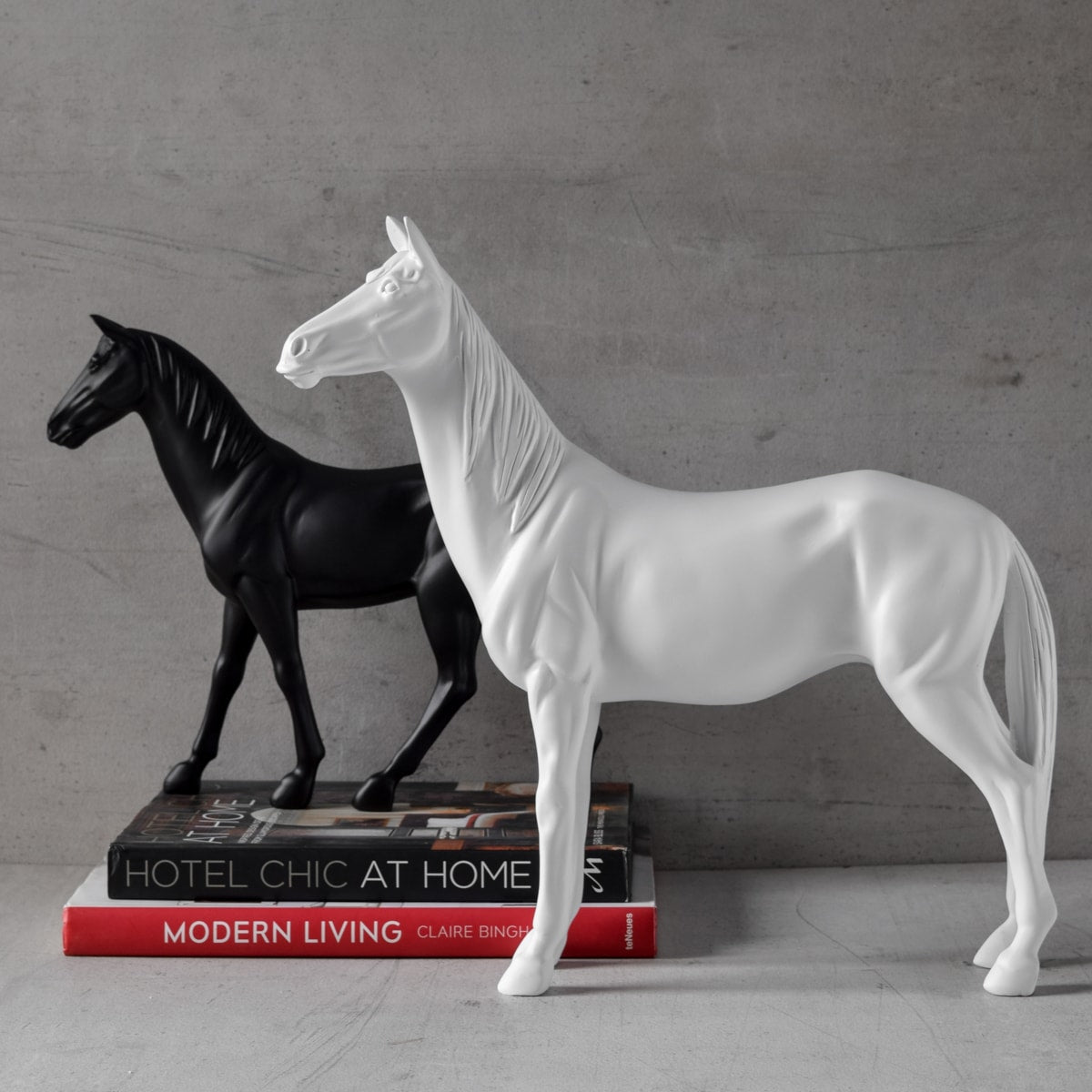 Alastor Horse Sculpture - White - Home Artisan