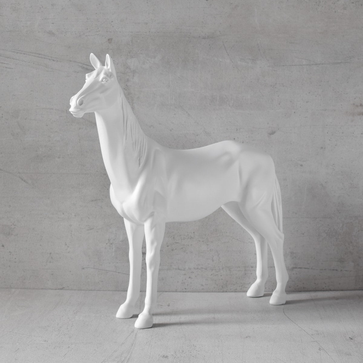 Alastor Horse Sculpture - White