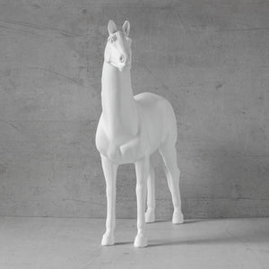 Alastor Horse Sculpture - White