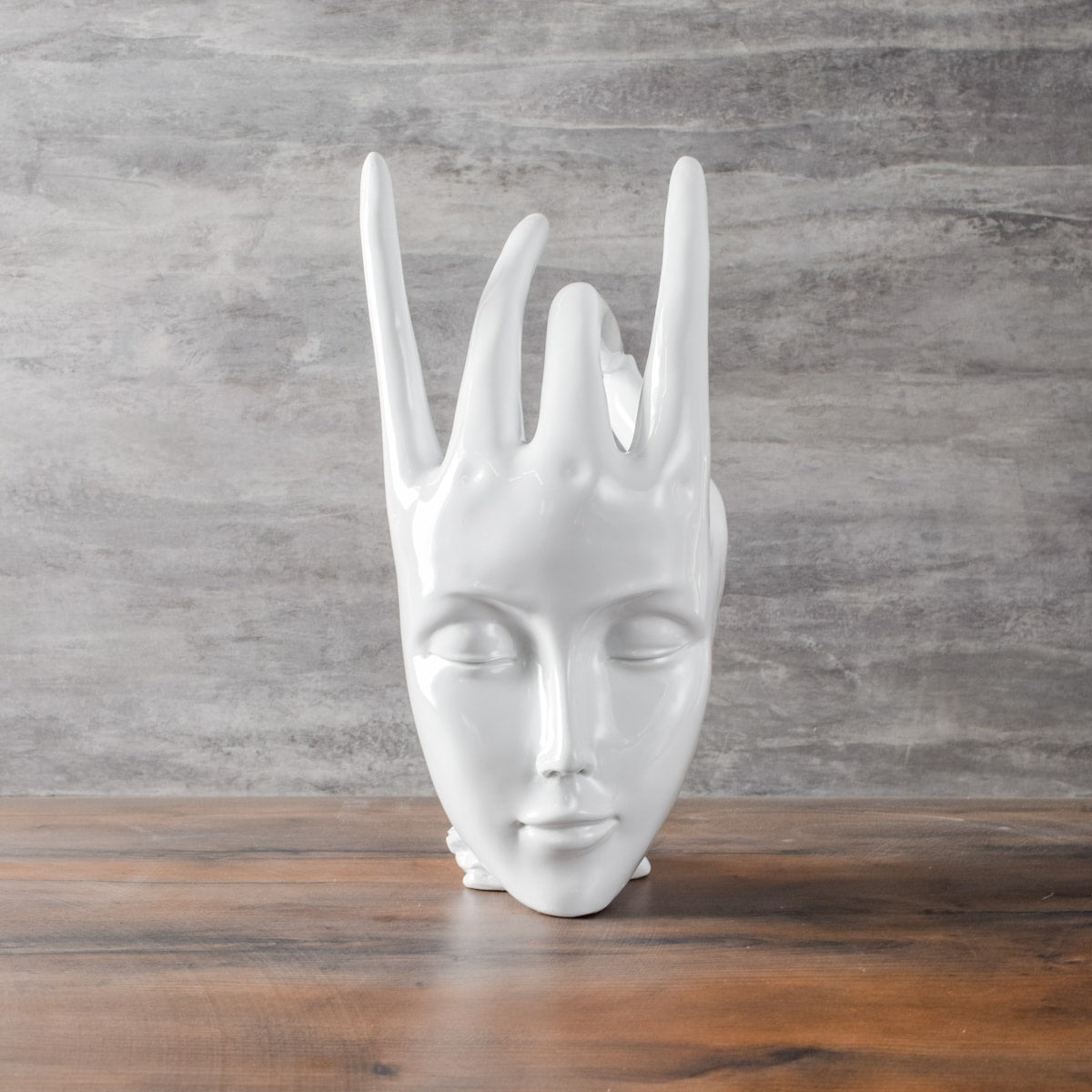 On Her Fingertips Sculpture - Home Artisan
