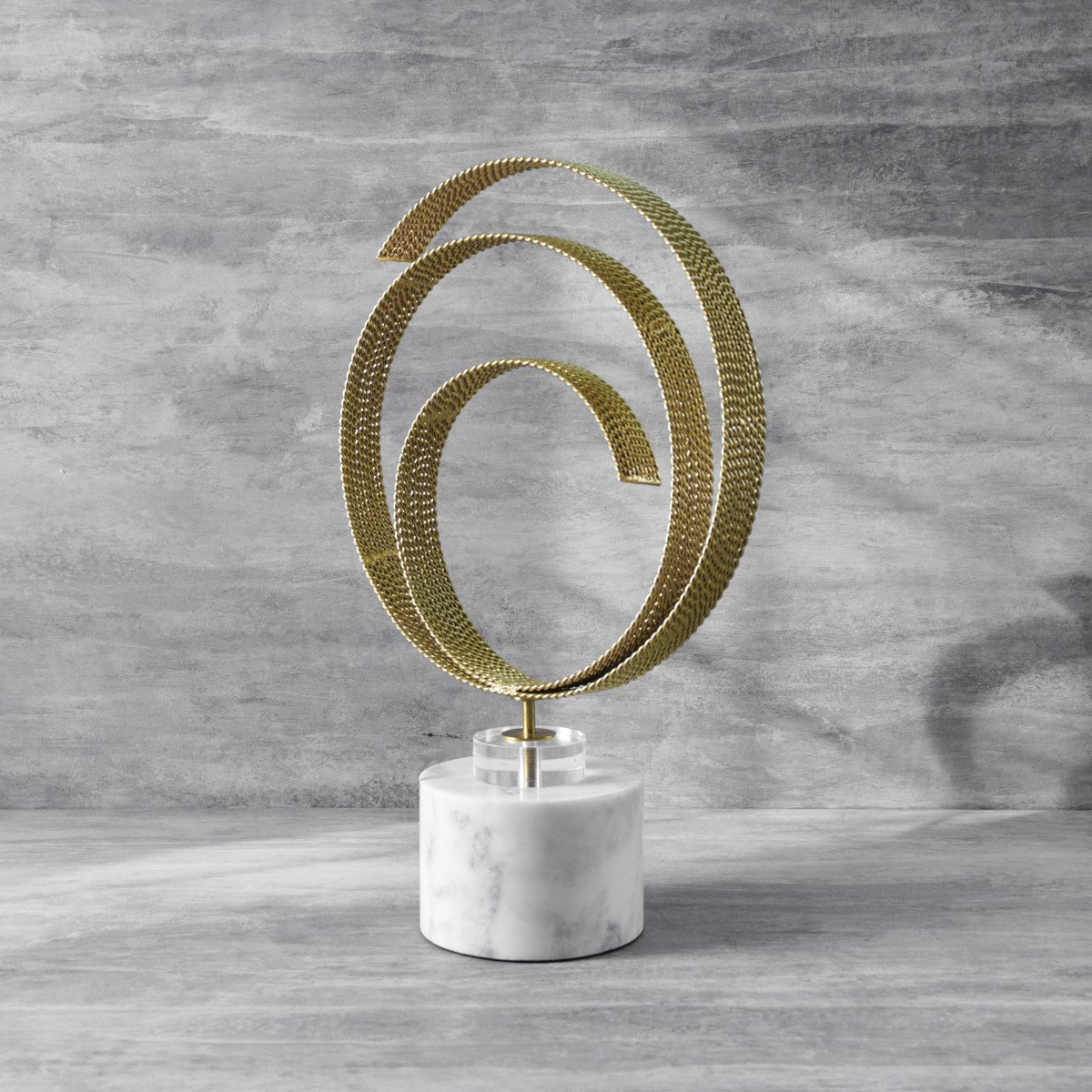 Althea Golden Spiral Sculpture - Home Artisan