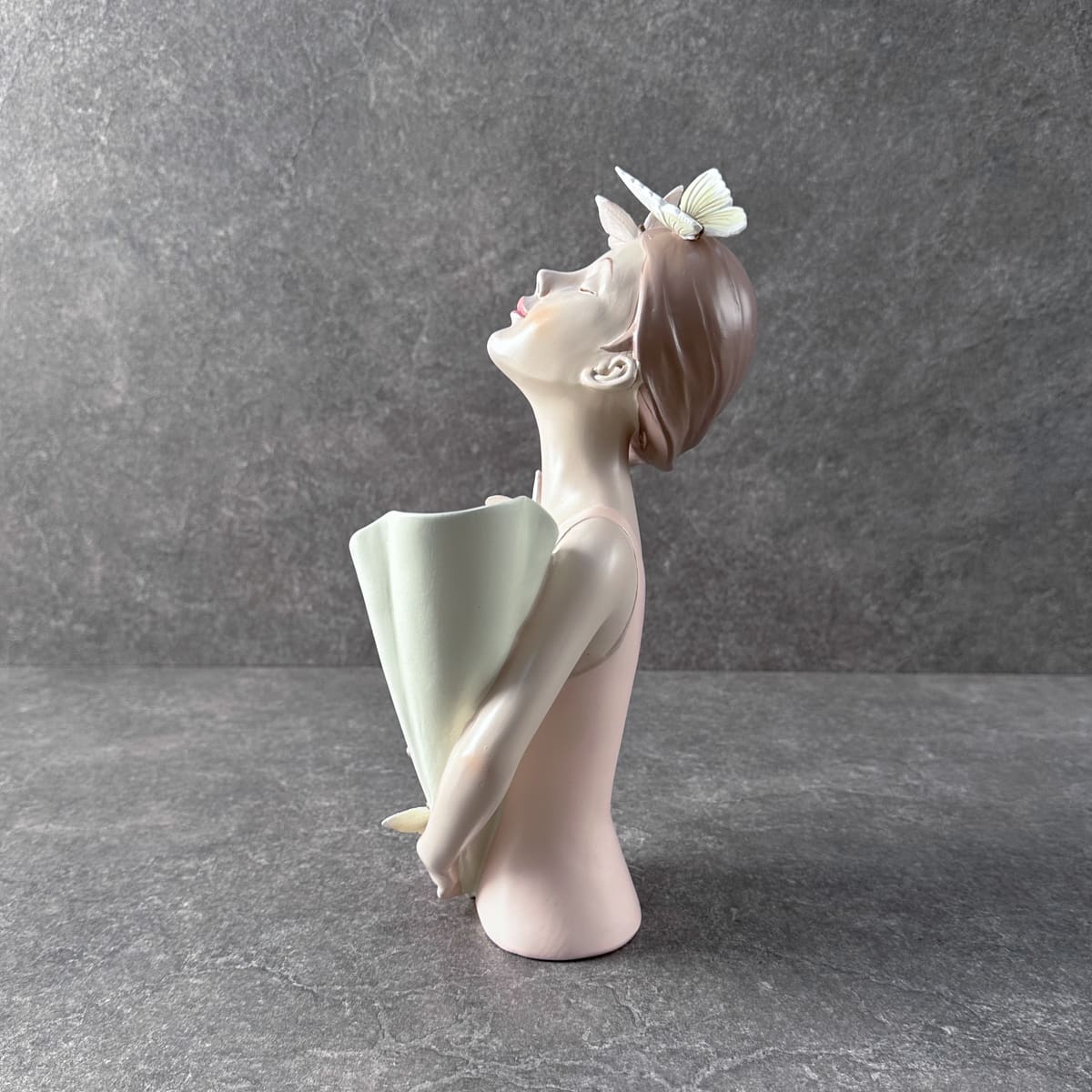 Beverly with a Bouquet Sculpture - Pink