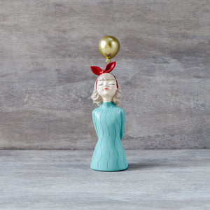Nora with a Balloon Sculpture