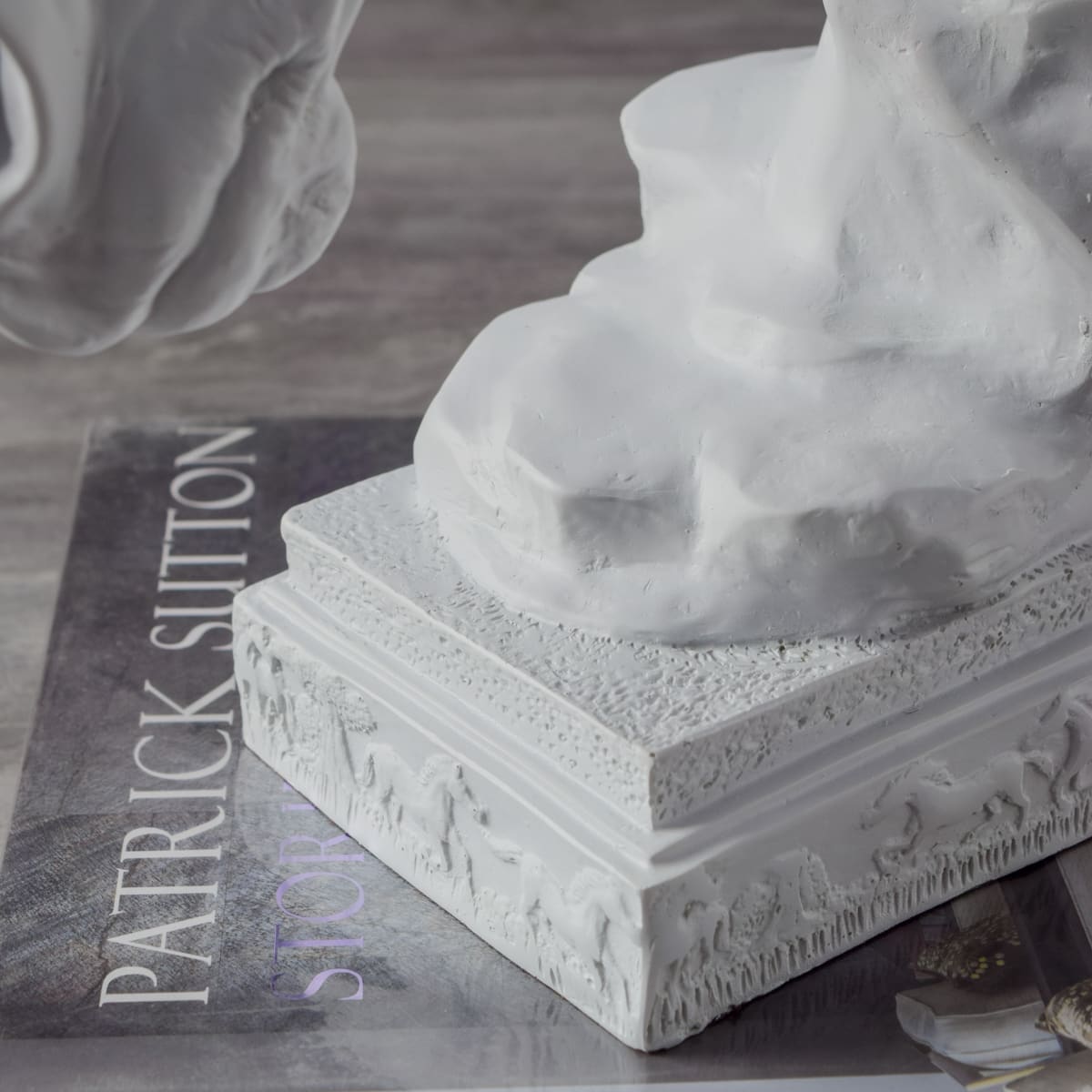 Elwood Horse Sculpture - White