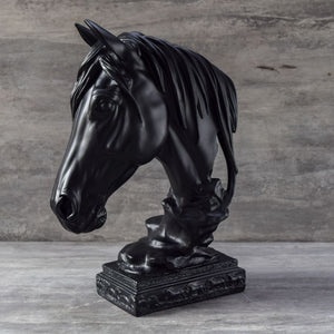 Elwood Horse Sculpture - Black