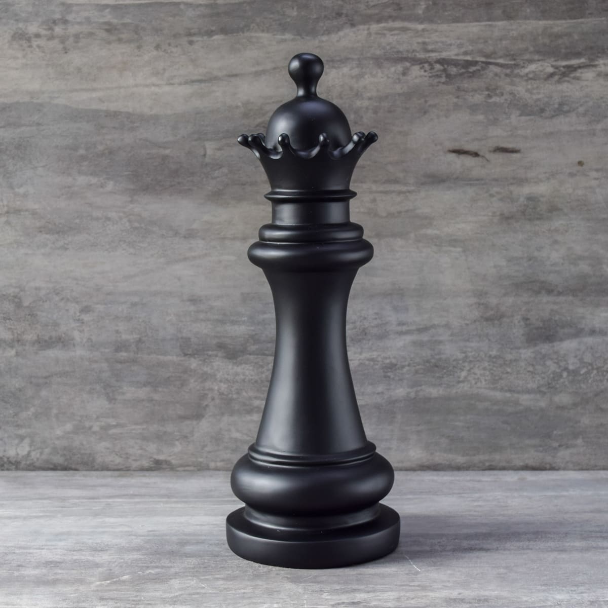 Chess Queen Sculpture - Black - Home Artisan