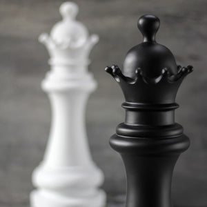 Chess Queen Sculpture - Black