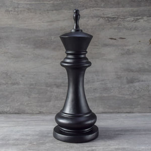 Chess King Sculpture - Black - Home Artisan